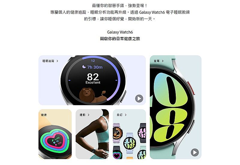 Samsung Galaxy Watch6 藍芽版_44mm-銀-耳機．穿戴．手機配件-myfone購物